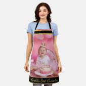 Best Grandma Photo van de wereld Schort (Gedragen)