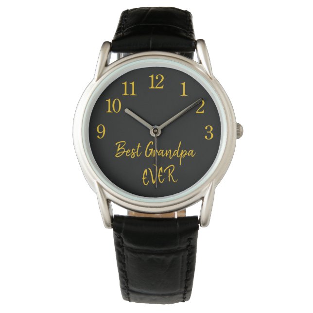 Best Grandpa Armbanduhr Horloge (Voorkant)