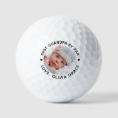 Best GRANDPA by Par Persoonlijke Foto Golfballen (Voorkant)
