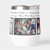 Best Grandpa Ever 5 photo collage personalized (Gauche)