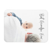 Best Grandpa Ever Custom Photo Script Moderne Magneet (Horizontaal)