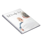 Best Grandpa Ever Custom Photo Script Moderne Notitieboek (Rechterzijde)