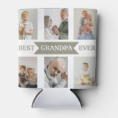 Best Grandpa Ever | Custom Photos Can Cooler  (Voorkant)