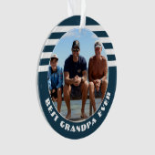 Best Grandpa Ever Keepomwille Photo Ornament (voorkant)