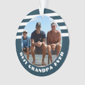 Best Grandpa Ever Keepomwille Photo Ornament (voorkant)