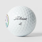 Best Grandpa Ever Personalized Golf Balls HAMbWG Golfballen (Logo)