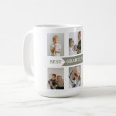 Best Grandpa Ever – Personalized Photos Mug (Devant gauche)