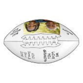 Best Grandpa Ever Photo American Football (Voorkant)