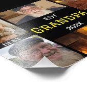 Best Grandpa Ever Photo Collage (Coin)