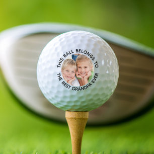 Best Grandpa Ever Photo Golfballen
