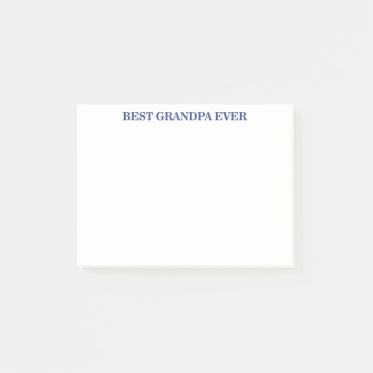 BEST GRANDPA EVER POST-IT® NOTES (Voorkant)