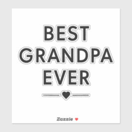 Best grandpa ever  sticker