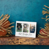 Best Grandpa Ever Vader's Day Plaque Fotoplaat (Zijkant)