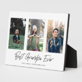 Best Grandpa Ever Vader's Day Plaque Fotoplaat (Zijkant)