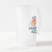 Best Grandpa Grandouders Day Retro Custom papa Matglas Bierpul (Voorkant rechts)