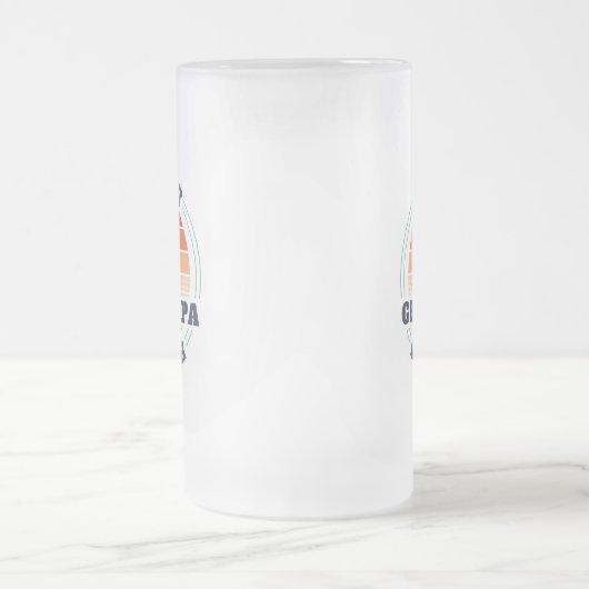 Best Grandpa Grandouders Day Retro Custom papa Matglas Bierpul (Center)