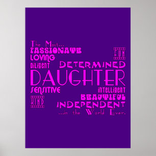 Best & Greastest Daughters Birthdays : Kwaliteit Poster