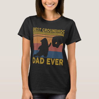 Best Groundhog Dad over Funny Fathers Day 2022 Gro T-shirt