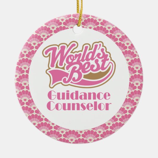Best Guidance Counselor Gift Ornament ter wereld (Voorkant)