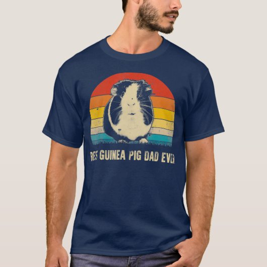 Best Guinea Pig Pap Ever Funny Guinee Pig T-shirt (Voorkant)