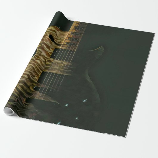 Best guitarist ever cadeaupapier (Uitgerold)