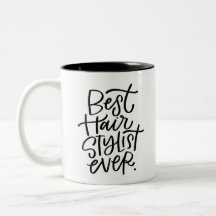 Best Hair Stylist ooit Mok met twee-toonenkoffie