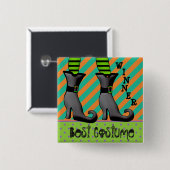 Best Halloween Costume Winner Vierkante Button 5,1 Cm (Voorkant /achterkant)