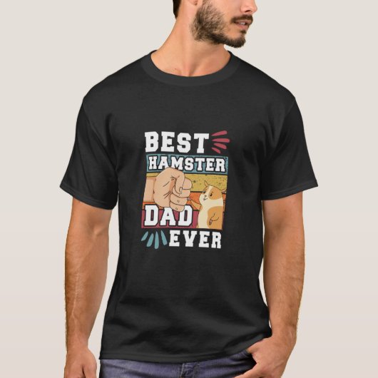 Best Hamster Dad  1 T-shirt (Voorkant)
