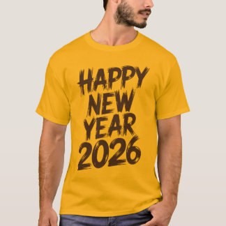 Best Happy New Year 2026 Wishes for Friends T-shirt