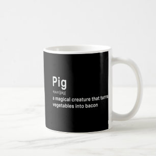 Best Hilarious Pig en Bacon Definition Fun Gift Koffiemok