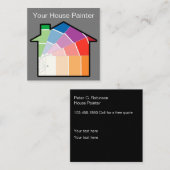 Best House Painter Modern Vierkante Visitekaartje (Voorkant / Achterkant)