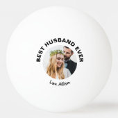 Best Husband Ever Foto Pingpongballen (Voorkant)