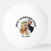 Best Husband Ever Foto Pingpongballen (Achterkant)