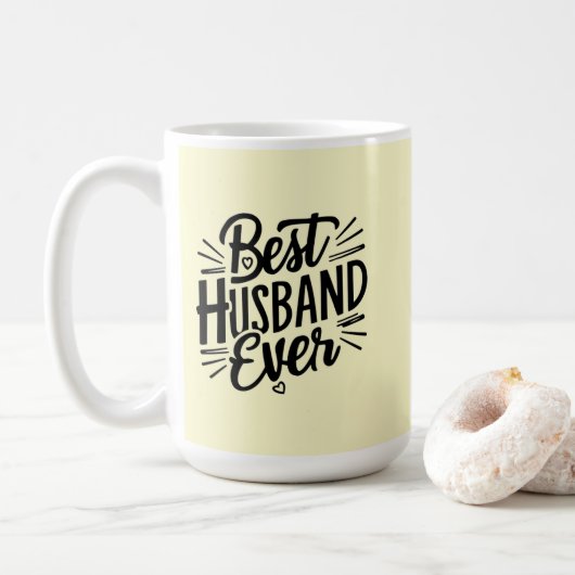 Best husband ever  koffiemok (Met donut)