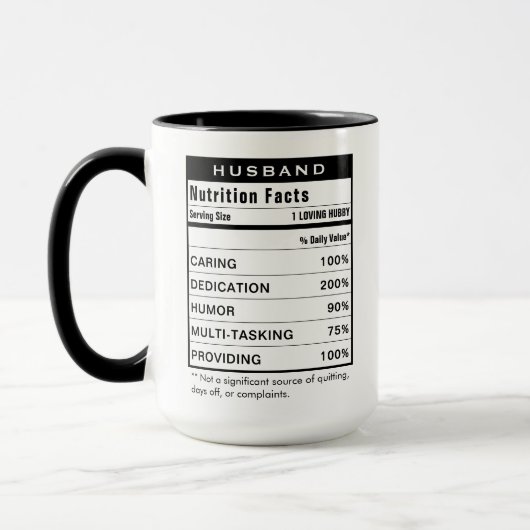 Best Husband Ever Nutrition Facts Spouse Mok (Links)