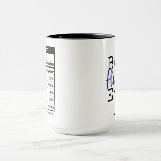 Best Husband Ever Nutrition Facts Spouse Mok (Midden)