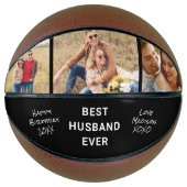 Best Husband Ever Photo Custom Basketbal (Voorkant)