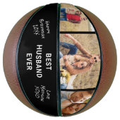 Best Husband Ever Photo Custom Basketbal (Verticaal)