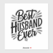 Best husband ever  sticker (Vel)