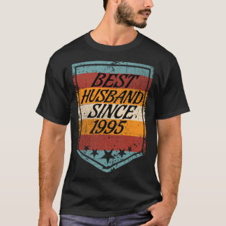 Best Husband since 1995 wedding married 1995 marri T-shirt