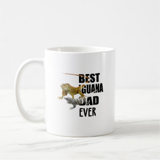 Best Iguana Dad Ever - Funny Mug with Iguana Lover Koffiemok
