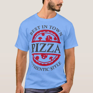 Best in de stad Authentic Style pizza bezorging ma T-shirt