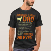 Best Jack Russell Terrier Dad Ever Vaderdag Gi T-shirt (Voorkant)