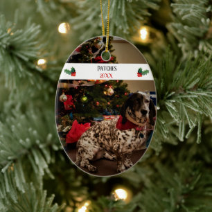 Best Kerstmis, foto van Pet Keramisch Ornament