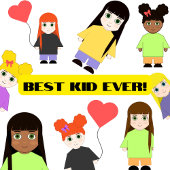 "BEST KIND OOIT" schattig meisje leuk custom bodys Romper