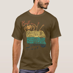 Best Knitting Mam Ever Gift voor moeders T-shirt