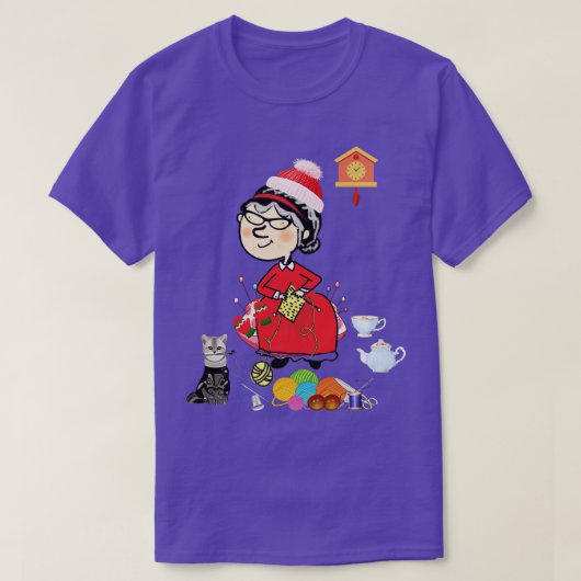 Best Knitting Mam ooit 486 T-shirt (Design voorkant)