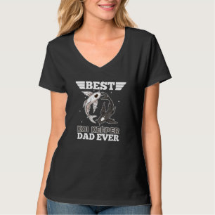 Best Koi Keeper Dad Oover Fish Asian Japans Carp T-shirt
