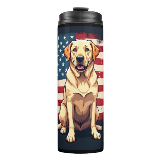 Best Labrador For Men Women Yellow Lab Dog Retriev Thermosbeker (Voorkant)