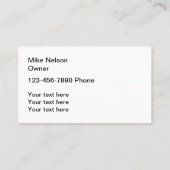 Best Landscaping Modern Visitekaartje (Achterkant)